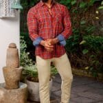 Red Checkered Cotton Shirt