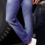 Sleek Dark Blue Jeans