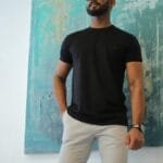 Iconic Plain Black Tee