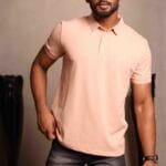 Pastel Pink Polo Tee