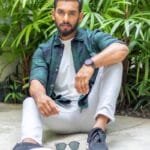 Blue & Green Checkered Long Sleeve Shirt