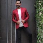 Fancy Red Blazer