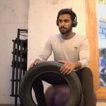 White Long Sleeve Gym Tee