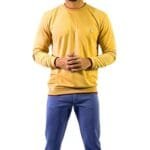Plain Yellow Long Sleeve Tee