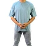 Light Blue Over Size Tee