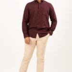 Modern Maroon Long Sleeve Shirt